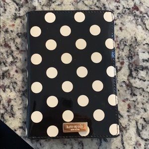 Black polka dot Kate spade wallet